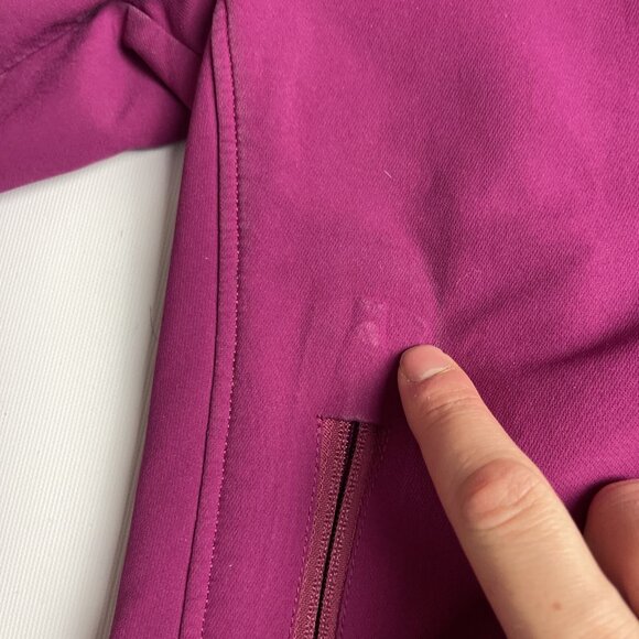 Patagonia Women L Soft Shell Jacket Fleece Purple Outdoor Hiking Jacket **READ** - Picture 7 of 16